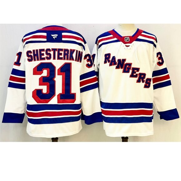 Mens Igor Shesterkin White Stitched Jersey